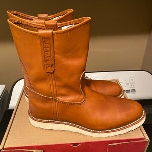 mens redwing pecos pull on wedge sole roper boot mens size 10d